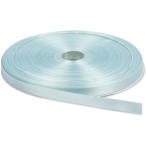 image:image38 Inches x 100 Yards Double Face Solid Satin Ribbon Roll Baby Blue