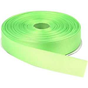 image:imageTopenca Supplies 1 Inch x 50 Yards Double Face Solid Grosgrain Ribbon Roll Apple Green