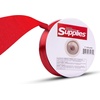 image:imageRed Ribbon 14 Inches x 50 Yards Double Face Solid Satin Ribbon Roll  50 Yards Red Satin for Gift Wrapping Hair Wedding Sewing and Craft
