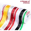 image:imageRed Ribbon 14 Inches x 50 Yards Double Face Solid Satin Ribbon Roll  50 Yards Red Satin for Gift Wrapping Hair Wedding Sewing and Craft