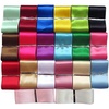 image:image1 Inch x 50 Yards Pink Double Face Solid Satin Ribbon Roll  Elegant Wedding Ribbon for Gift Wrapping Hair Sewing and Craft