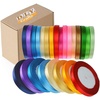 image:image14 Inches x 50 Yards Double Face Solid Satin Ribbon Roll Pink