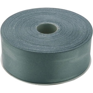 image:image112 Inches x 50 Yards Double Face Solid Satin Ribbon Roll Grey