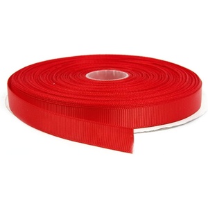 image:image12 Inches x 50 Yards Double Face Solid Grosgrain Ribbon Roll Red