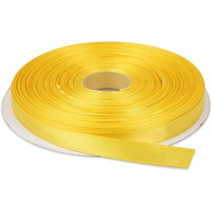 image:image12 Inches x 50 Yards Double Face Solid Satin Ribbon Roll Dark Yellow