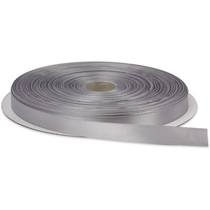 image:image12 Inches x 50 Yards Double Face Solid Satin Ribbon Roll Silver