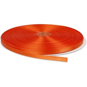 image:image14 Inches x 100 Yards Double Face Solid Satin Ribbon Roll Orange