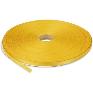 image:image14 Inches x 50 Yards Double Face Solid Satin Ribbon Roll Dark Yellow