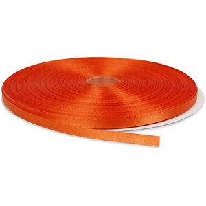 image:image14 Inches x 50 Yards Double Face Solid Satin Ribbon Roll Orange
