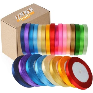 image:image14 Inches x 50 Yards Double Face Solid Satin Ribbon Roll Pink