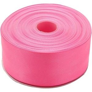 image:image2 Inches x 50 Yards Double Face Solid Satin Ribbon Roll Pink