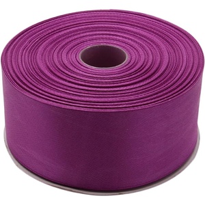 image:image2 Inches x 50 Yards Double Face Solid Satin Ribbon Roll Purple
