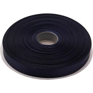 image:image38 Inches x 50 Yards Double Face Solid Satin Ribbon Roll Navy Blue