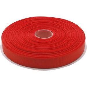image:image58 Inches x 50 Yards Double Face Solid Grosgrain Ribbon Roll Red