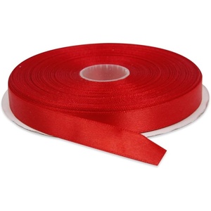 image:imageRed Ribbon Topenca Supplies 12 Inches x 50 Yards Double Face Solid Satin Ribbon Roll  50 Yards Red Satin for Gift Wrapping Hair Wedding Sewing and Craft