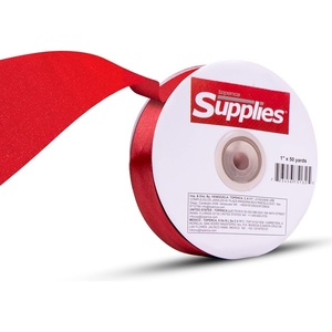 image:imageRed Satin Ribbon 1 Inch amp 50 Yards  Super Soft for Gift Wrapping  Make Beautiful Decorations With Our Durable and Thick Double Faced Roll