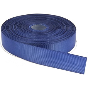 image:imageTopenca Supplies 1 Inch x 50 Yards Double Face Solid Grosgrain Ribbon Roll Dark Blue
