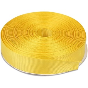 image:imageTopenca Supplies 1 Inch x 50 Yards Double Face Solid Grosgrain Ribbon Roll Dark Yellow