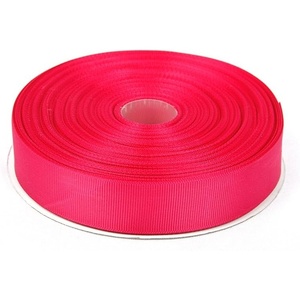 image:imageTopenca Supplies 1 Inch x 50 Yards Double Face Solid Grosgrain Ribbon Roll Fuchsia