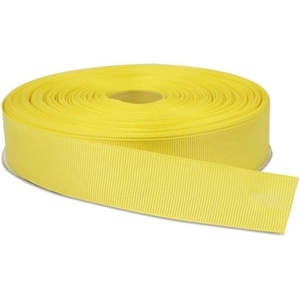 image:imageTopenca Supplies 1 Inch x 50 Yards Double Face Solid Grosgrain Ribbon Roll Lemon Yellow