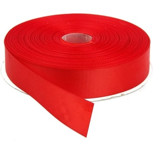 image:imageTopenca Supplies 1 Inch x 50 Yards Double Face Solid Grosgrain Ribbon Roll Red