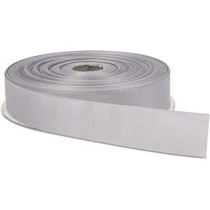 image:imageTopenca Supplies 1 Inch x 50 Yards Double Face Solid Grosgrain Ribbon Roll Silver