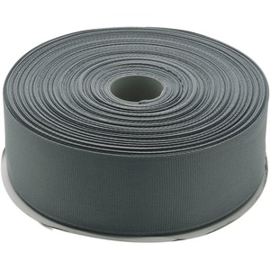 image:imageTopenca Supplies 112 Inches x 50 Yards Double Face Solid Grosgrain Ribbon Roll Grey