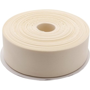 image:imageTopenca Supplies 112 Inches x 50 Yards Double Face Solid Grosgrain Ribbon Roll Ivory