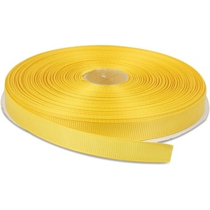 image:imageTopenca Supplies 12 Inches x 50 Yards Double Face Solid Grosgrain Ribbon Roll Dark Yellow