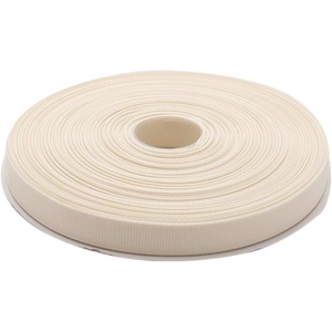 image:imageTopenca Supplies 12 Inches x 50 Yards Double Face Solid Grosgrain Ribbon Roll Ivory