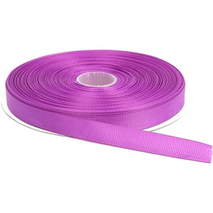 image:imageTopenca Supplies 12 Inches x 50 Yards Double Face Solid Grosgrain Ribbon Roll Purple