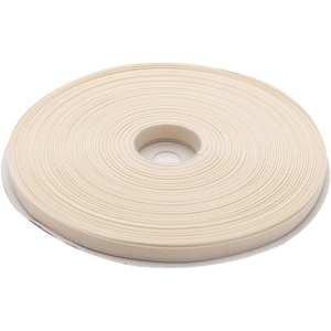 image:imageTopenca Supplies 14 Inches x 50 Yards Double Face Solid Grosgrain Ribbon Roll Ivory
