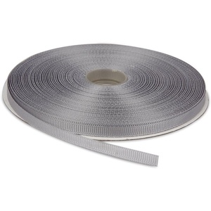 image:imageTopenca Supplies 14 Inches x 50 Yards Double Face Solid Grosgrain Ribbon Roll Silver