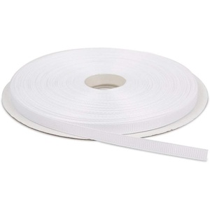 image:imageTopenca Supplies 14 Inches x 50 Yards Double Face Solid Grosgrain Ribbon Roll White