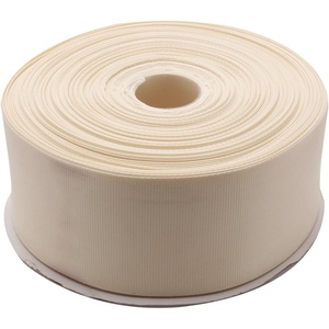 image:imageTopenca Supplies 2 Inches x 50 Yards Double Face Solid Grosgrain Ribbon Roll Ivory