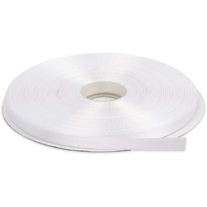 image:imageWhite Ribbon 14 Inch x 50 Yards Double Face Solid Satin Ribbon Roll  Elegant White Satin Ribbon for Gift Wraping Hair Wedding Sewing and Crafts