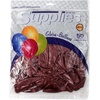 image:image12 Inches Solid Metallic Latex Balloons 50 Pack Brown