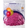 image:image12 Inches Solid Metallic Latex Balloons 50 Pack Fuchsia