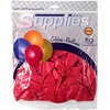 image:image12 Inches Solid Metallic Latex Balloons 50 Pack Red