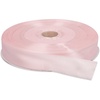 image:image1 Inch x 100 Yards Double Face Solid Satin Ribbon Roll Baby Pink