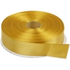 image:image1 Inch x 50 Yards Double Face Solid Satin Ribbon Roll Gold