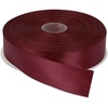 image:image2 Inches x 50 Yards Double Face Solid Satin Ribbon Roll Burgundy