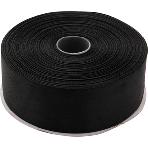 image:image112 Inches x 50 Yards Double Face Solid Satin Ribbon Roll Black