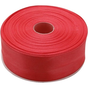 image:image112 Inches x 50 Yards Double Face Solid Satin Ribbon Roll Coral