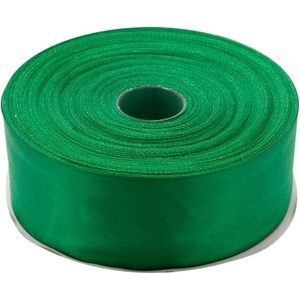 image:image112 Inches x 50 Yards Double Face Solid Satin Ribbon Roll Green
