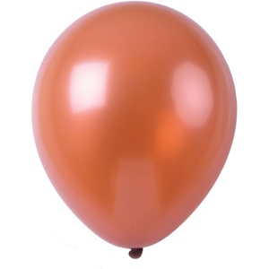 image:image12 Inches Solid Metallic Latex Balloons 50 Pack Brown