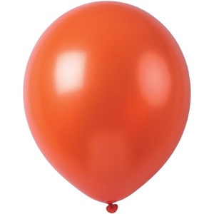 image:image12 Inches Solid Metallic Latex Balloons 50 Pack Orange