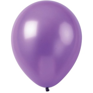 image:image12 Inches Solid Metallic Latex Balloons 50 Pack Purple