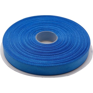 image:image12 Inches x 50 Yards Double Face Solid Satin Ribbon Roll Blue