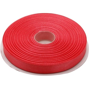 image:image12 Inches x 50 Yards Double Face Solid Satin Ribbon Roll Coral